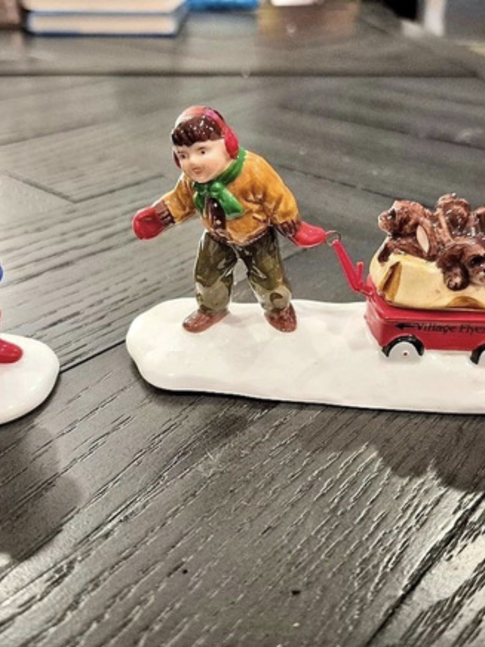 Dept 56 Snow Village: Christmas Puppies (Set Of 2 Pieces)>